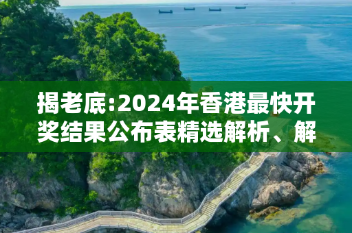揭老底:2024年香港最快开奖结果公布表精选解析、解释与落实