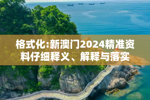 格式化:新澳门2024精准资料仔细释义、解释与落实