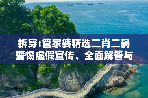 拆穿:管家婆精选二肖二码警惕虚假宣传、全面解答与解释