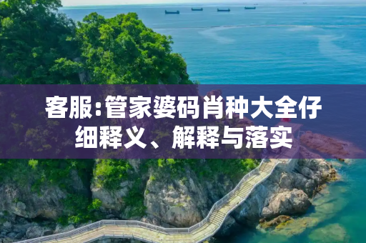 客服:管家婆码肖种大全仔细释义、解释与落实