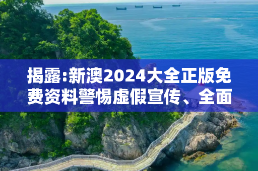 揭露:新澳2024大全正版免费资料警惕虚假宣传、全面解答