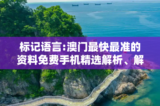 标记语言:澳门最快最准的资料免费手机精选解析、解释与落实
