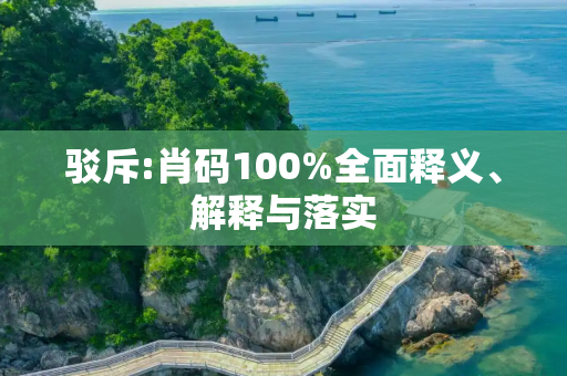 驳斥:肖码100%全面释义、解释与落实