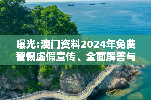 曝光:澳门资料2024年免费警惕虚假宣传、全面解答与解释