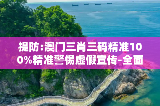 提防:澳门三肖三码精准100%精准警惕虚假宣传-全面释义、解释与落实
