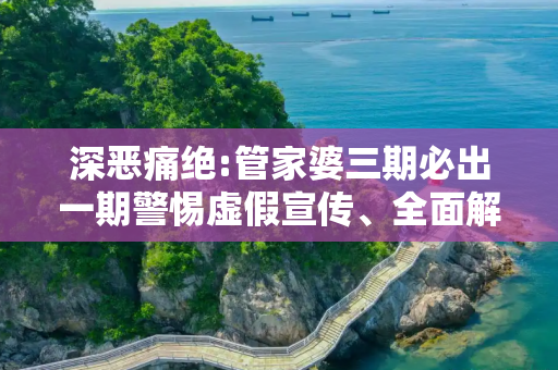 深恶痛绝:管家婆三期必出一期警惕虚假宣传、全面解答与解释
