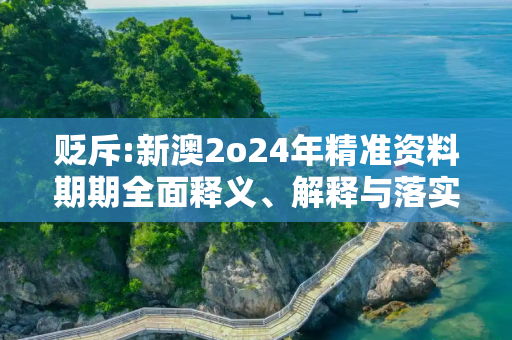 贬斥:新澳2o24年精准资料期期全面释义、解释与落实