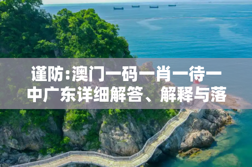 谨防:澳门一码一肖一待一中广东详细解答、解释与落实