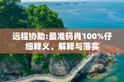 远程协助:最准码肖100%仔细释义、解释与落实